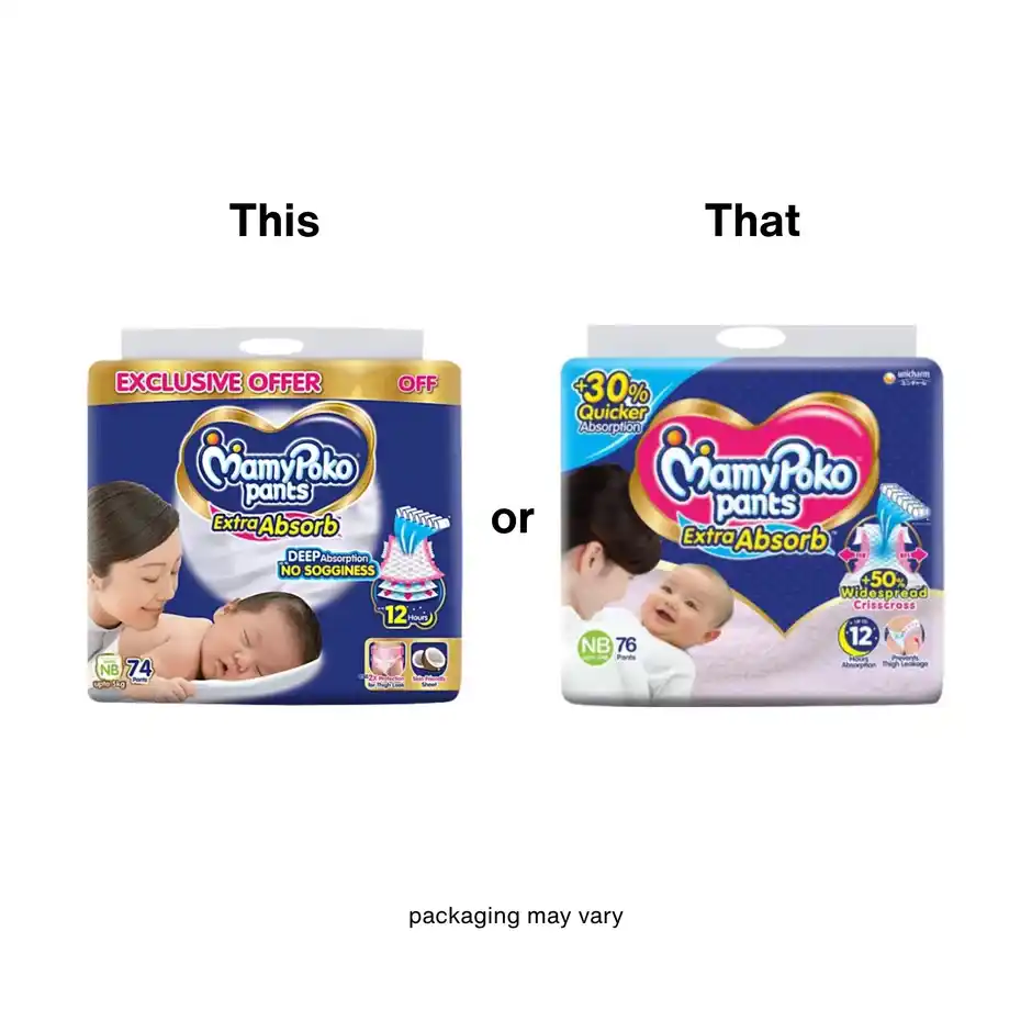 MamyPoko Extra Absorb - New Born - Image 2